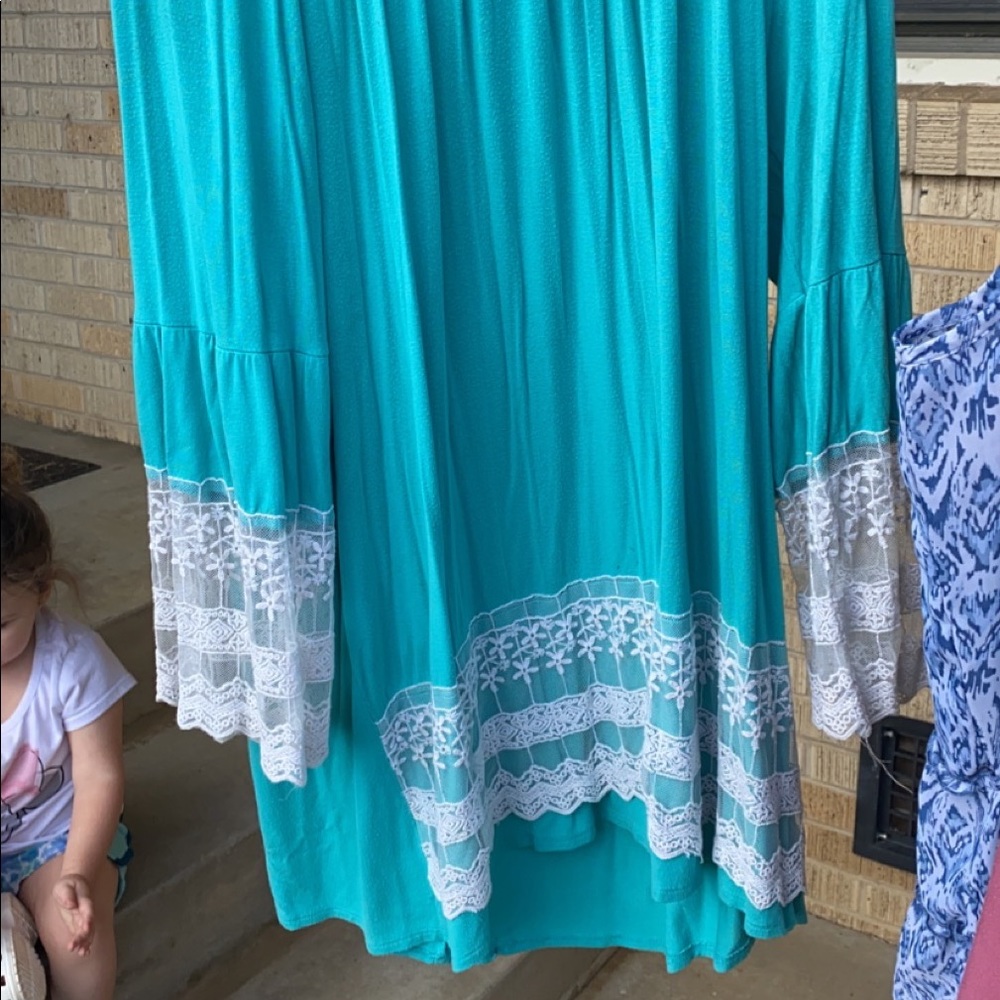 Turquoise dress